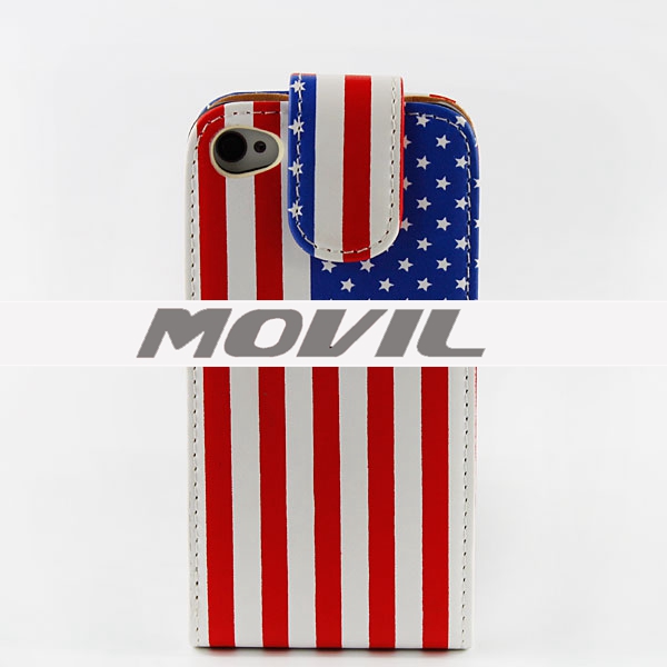 NP-1947 PU  leathe funda para Apple iPhone 4s-0